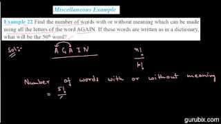 Hindi  Miscellaneous Examples Example 22  Permutations and Combinations  Ch 7  CBSE 11th Math [upl. by Svoboda]