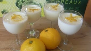 Recettes crèmes à lorange sans oeufs facile  Verrine à lorange [upl. by Anialeh]