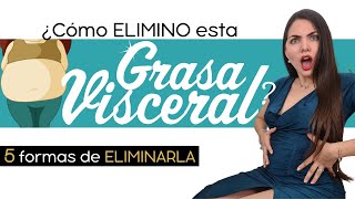 5 Formas de ELIMINAR la Grasa Visceral [upl. by Imit]