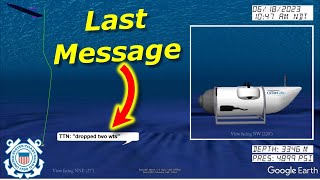 Coast Guard Has OFFICIAL OceanGate Titan Sub Transcript [upl. by Madelaine]