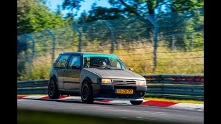 Fiat uno K swap  Fun lap with gert jo  Nordschleife  080624 [upl. by Wershba]