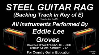 STEEL GUITAR RAG Backing Track in Key of E [upl. by Carmella958]