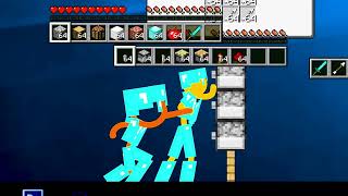 Stickman vs Minecraft part 3 [upl. by Kumagai479]