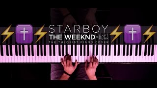 The Weeknd  Starboy ft Daft Punk  The Theorist Piano Cover [upl. by Danelle]