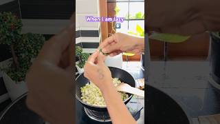 When i am lazy or tired i cook easy recipes what about u shortsfeed food cooking recipe [upl. by Pearlstein]