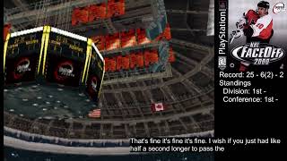 NHL FaceOff 2000  Season 01  Game 34 vs Nashville [upl. by Burn]