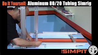 DIY Aluminum 8020 Tubing Simrig by The Simpit [upl. by Alyl]