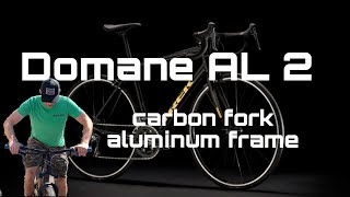 2024 Trek Domane AL 2 Rim Brake Walkaround Review and Actual Weight [upl. by Oiratno844]