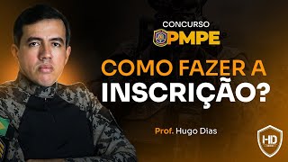 COMO FAZER A INSCRIÇÃO NO CONCURSO DA PMPE [upl. by Birdella416]