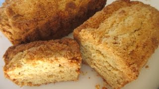 STREUSEL BANANA LOAF  How to make BANANA BREAD Recipe [upl. by Aniroz14]