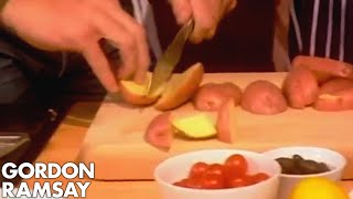 Perfect chips with Chris Moyles  Gordon Ramsay [upl. by Jamin]