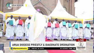 Arua Catholic Diocese Priestly and Diaconate Ordination  Saturday 27th July 2024 10am [upl. by Atilal]