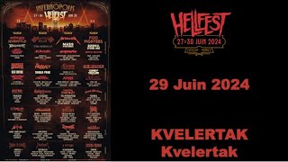 KVELERTAK  Kvelertak Clisson Hellfest 29062024 [upl. by Ynnus]