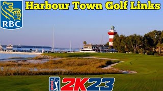 Harbour Town Golf Links  RBC Heritage  PGA Tour 2K23 PS5 Gameplay [upl. by Schoenburg]