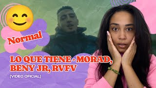 MORAD BENY JR RVFV  LO QUE TIENE ▷ Reacción [upl. by Akienahs]