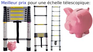 Où trouver la moins chère échelle télescopique  Bon plan Meilleur prix Imbattable [upl. by Nerol]