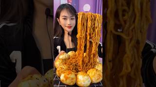 먹방 먹는 소리 Boiled Egg Spicy Noodles Eating asmr mukbang eating 016 [upl. by Qooraf]