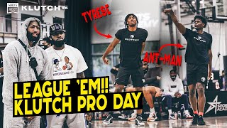 Klutch Pro Day Access Anthony Edwards Tyrese Maxey look NBA READY in front of LeBron AD Quavo [upl. by Whiney705]