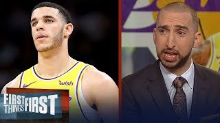 Nick Wright on Lonzo Ball Hes been the worst Laker by far  NBA  FIRST THINGS FIRST [upl. by Palmore271]