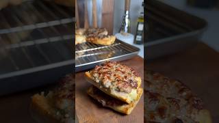 TARTINE SAUCISSE AU COUTEAU COMTÉ 🧀🥖Part 2 saucisse sausage cuisine recette recipe recipes [upl. by Felicity262]