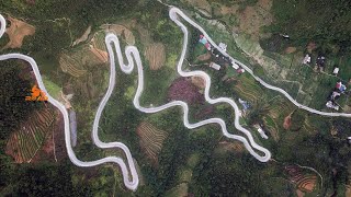 Vietnam Motorbike Tours Snake Way In Ha Giang 2013  OffroadVietnamCom [upl. by Liuqnoj]