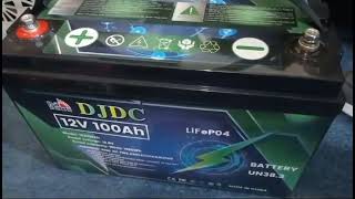 DJDC LiFePo4 Lithium Battery price in Bangladesh  12v 100 Ah Lithium Battery [upl. by Edie]