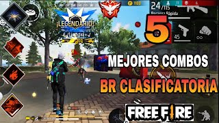 5 MEJORES COMBO DE HABILIDADES PARA CLASIFICATORIA EN FREE FIRE [upl. by Josler]