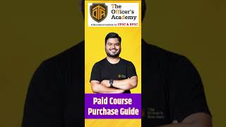 The Officers Academy App  Paid Course Purchase कैसे करें  The Officers Academy App Tutorial [upl. by Affay]