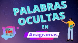 PALABRAS OCULTAS  Retos de Anagramas [upl. by Hardie772]