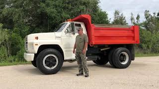 1989 Ford F700 DUMP DIESEL 38K [upl. by Ahsenac]