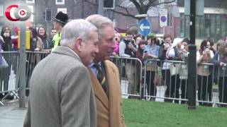 HRH Prince Charles visits Barnsley [upl. by Bandur]