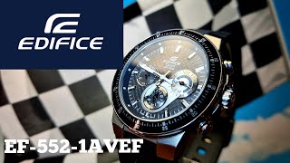 Casio Edifice EF552 an F1 inspired chronograph for less than a tank of fuel [upl. by Salbu]