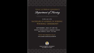 TLU Pinning Ceremony [upl. by Rosenbaum]