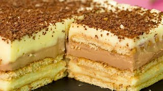 Il dessert più originale senza forno la torta Duo  SaporitoTV [upl. by Nylekcaj17]