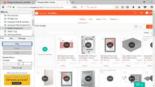 Tutorial Menjalankan Imacros hapus produk di shopee [upl. by Eidnarb988]