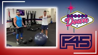 F45 TRAINING VLOG DOUBLE DOWN WORKOUT  Strength [upl. by Assinna]