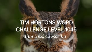 Tim Hortons Word Challenge Level 1046 timhortons free newvideo subscribe [upl. by Ellirehs113]