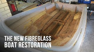 Adding Structure To An Old Boat  The NEW Fibreglass Boat Restoration Project  Part 7 [upl. by Ynohtnaeoj]