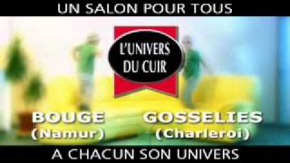 LUNIVERS DU CUIR  LE spécialiste du salon cuir tissu et microfibre de Belgique [upl. by Neils]