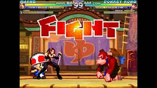 MUGEN Request Blood Rayne amp Toad Vs Donkey Kong amp Banjo Kazooie [upl. by Uon]