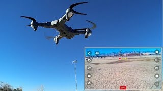 Tianqu Visuo XS816 Long Flying Optical Tracking FPV Camera Drone Flight Test Review [upl. by Aniez]