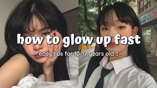 How To Glow Up Fast for 1317 years old 🌷✨  simple and easy ways [upl. by Hanzelin]