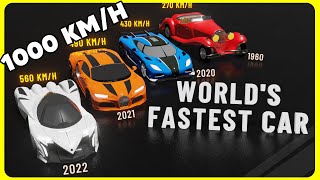 CAR SPEED COMPARISON 3D Animation Comparison [upl. by Morril498]