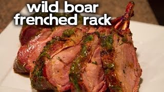 Texas Wild Boar Frenched Rack [upl. by Devan]