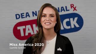 DEATakeBack Miss America Camille Schrier s Take Back Day PSA 30 sec Closed Caption [upl. by Spalla]