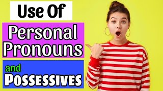 English Speaking Practice  Use Of Personal Pronouns and Possessive Daily English [upl. by Natsuj]