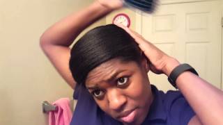 How I Wrap my Hair 2016  Quick and Easy [upl. by Welbie]