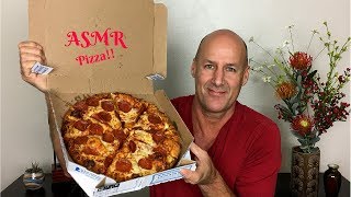 ASMR Eating Dominos PizzaSoft Spoken [upl. by Hadsall]