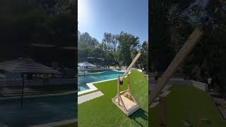 Backyard Trebuchet Build trebuchet [upl. by Attenahs]