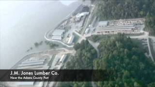 NatchezVidalia flooding from the air [upl. by How]